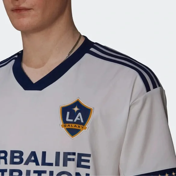 Adidas LA Galaxy 22/23 Home Authentic Jersey White H45430 Men’s Size XL